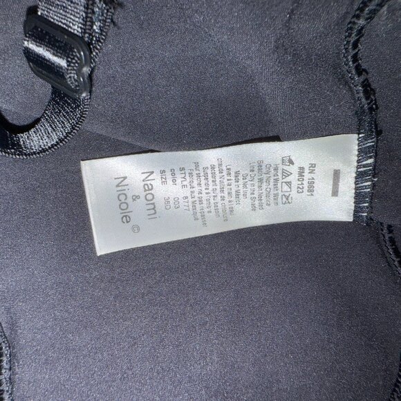 Black Dress Minimizer Size 36D EUC - Picture 2 of 3